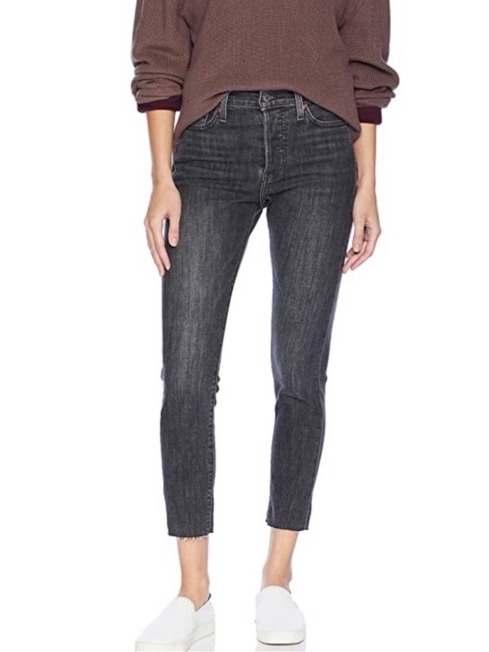 Levi’s Wedgie Skinny High-Rise Black Washed Jeans